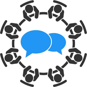 Workplace Meeting illustration